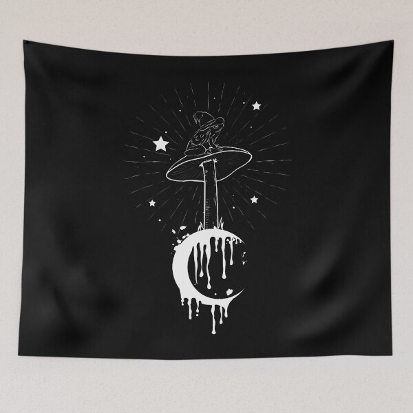 Item preview, Cottagecore Aesthetic Witch Frog Wizard Hat Dark Academia designed and sold by TamaraIrma.