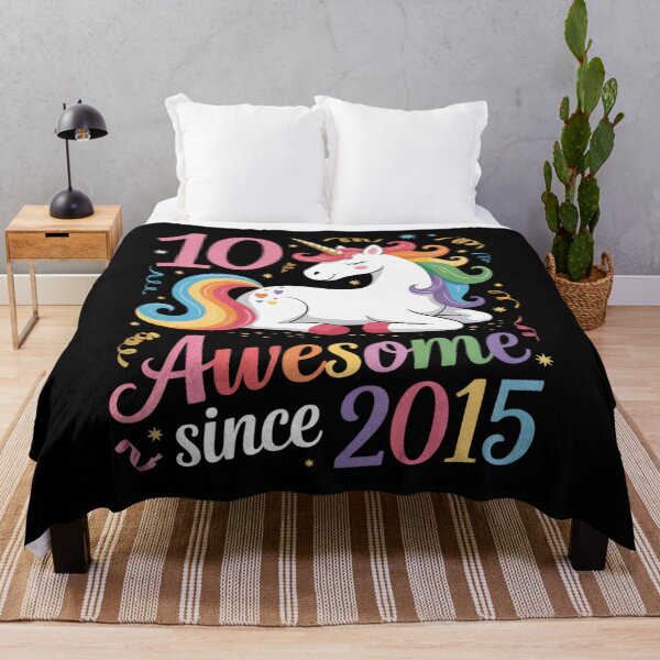 Item preview, Dancing Unicorn 10 Year Old 10th Birthday Girl Unicorn Party designed and sold by RoyTill0Art.