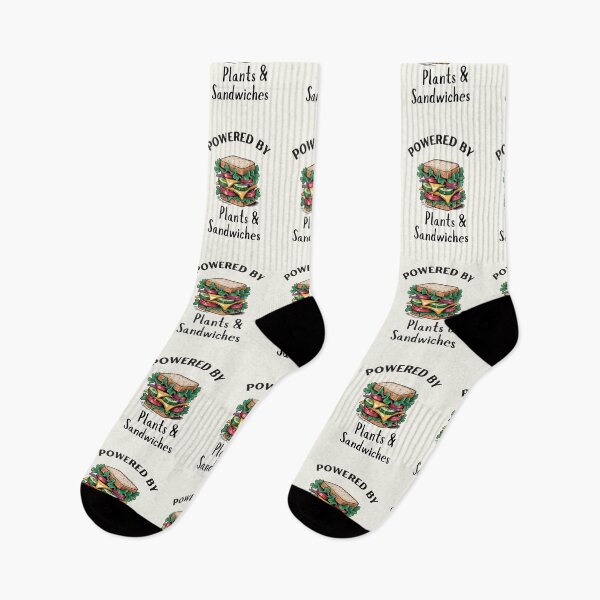 Item preview, Powered by Plants & Sandwiches – Vegan Retro Food Design designed and sold by Verycutethings.