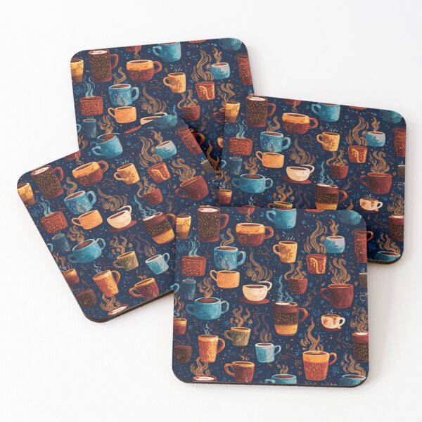 Item preview, Coffee lovers hot mugs pattern 2 designed and sold by SmileshareShop.