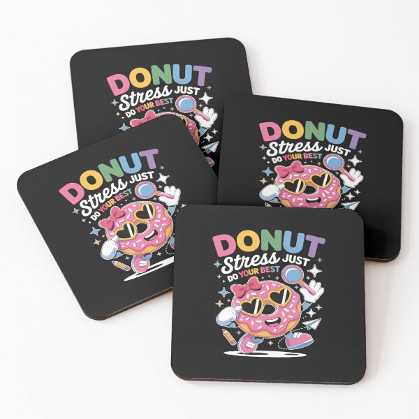 Item preview, Groovy Donut Stress Just Do Your Best Testing Day Teachers  designed and sold by KonstanKoraner.