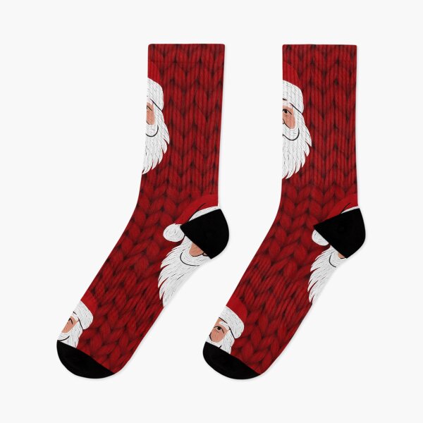 Item preview, Santa Claus Motif, Christmas theme, Knitted Fabric-look Texture, Red Background  (image size 8320x12480) designed and sold by Digital-Davinci.