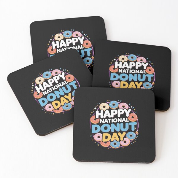 Item preview, Happy National Donut Day , Donut Lovers  designed and sold by PowAcademy.