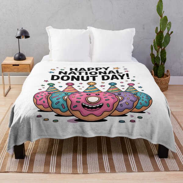 Item preview, Happy National Donut Day Doughnut Lovers  designed and sold by KonstanKoraner.