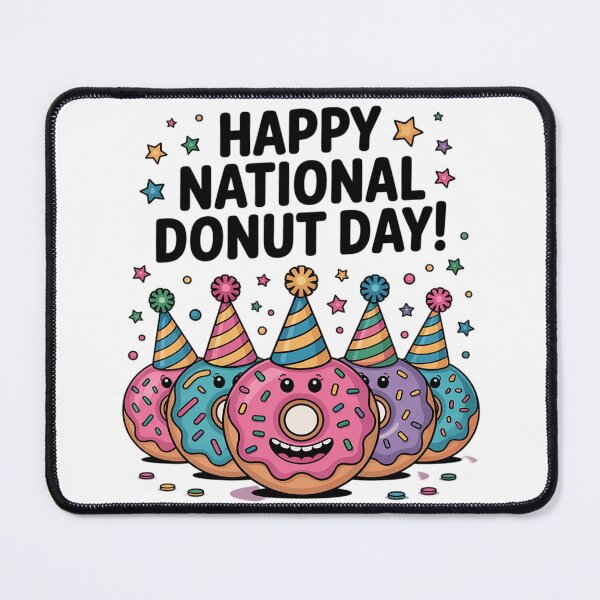 Item preview, Happy National Donut Day Doughnut Lovers  designed and sold by KonstanKoraner.