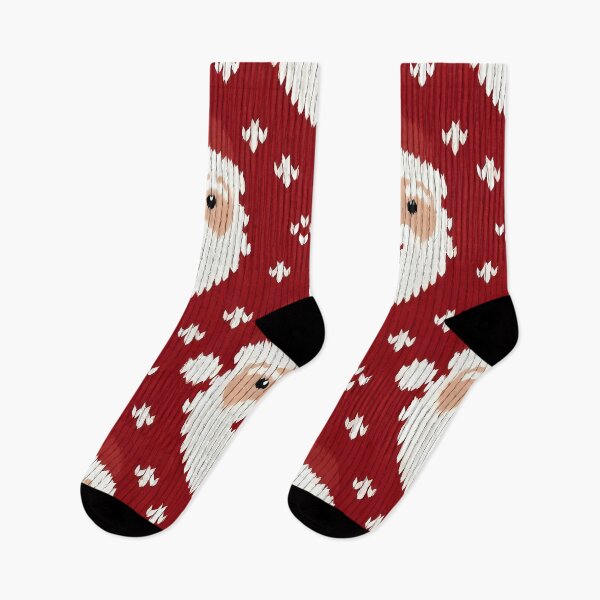 Item preview, Santa Claus Motif, Christmas theme, Knitted Fabric-look Texture, Red Background  (image size 8320x12480) designed and sold by Digital-Davinci.