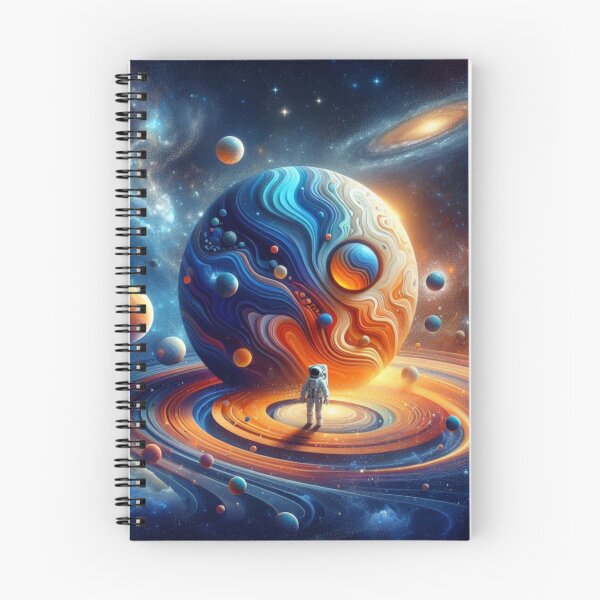 Item preview, Astronaut in Galactic Vortex – Surreal Space Fantasy designed and sold by Dogandesighn.