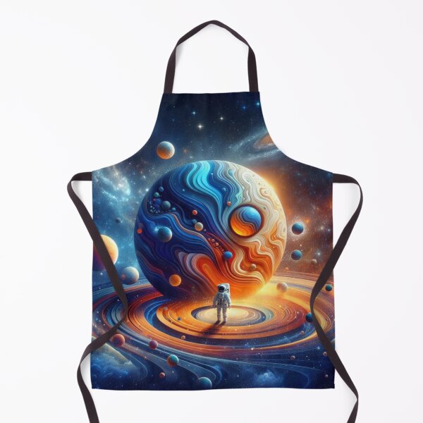 Item preview, Astronaut in Galactic Vortex – Surreal Space Fantasy designed and sold by Dogandesighn.