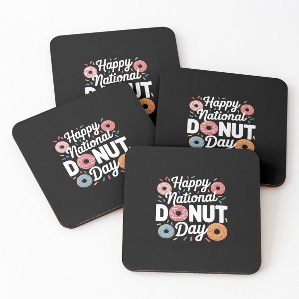 Item preview, Happy National Donut Day June Donut Lovers Saying  designed and sold by KonstanKoraner.