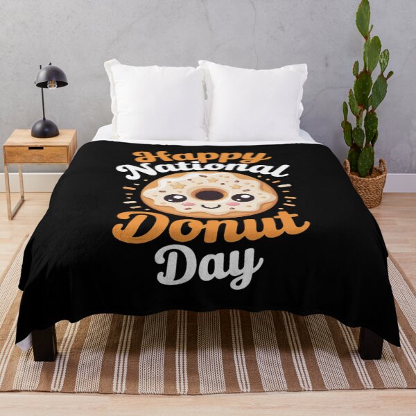 Item preview, Happy National Donut Day Lover Donuts Eat Saying  designed and sold by PowAcademy.