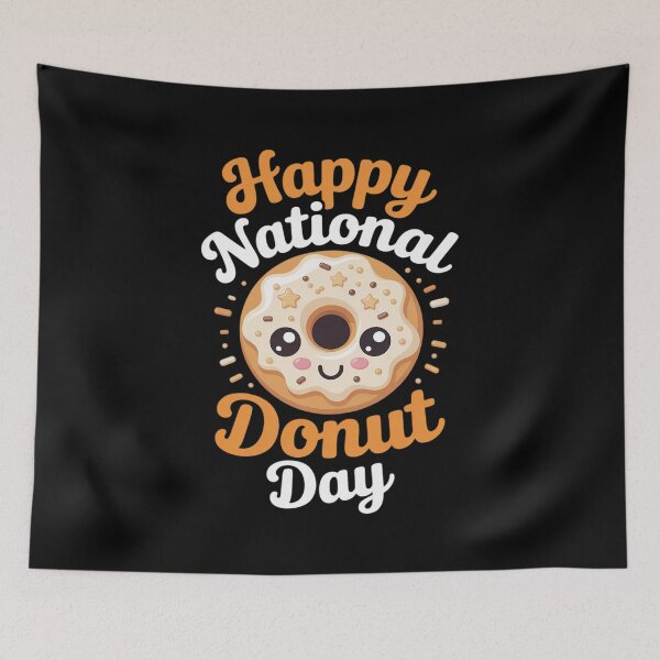 Item preview, Happy National Donut Day Lover Donuts Eat Saying  designed and sold by PowAcademy.