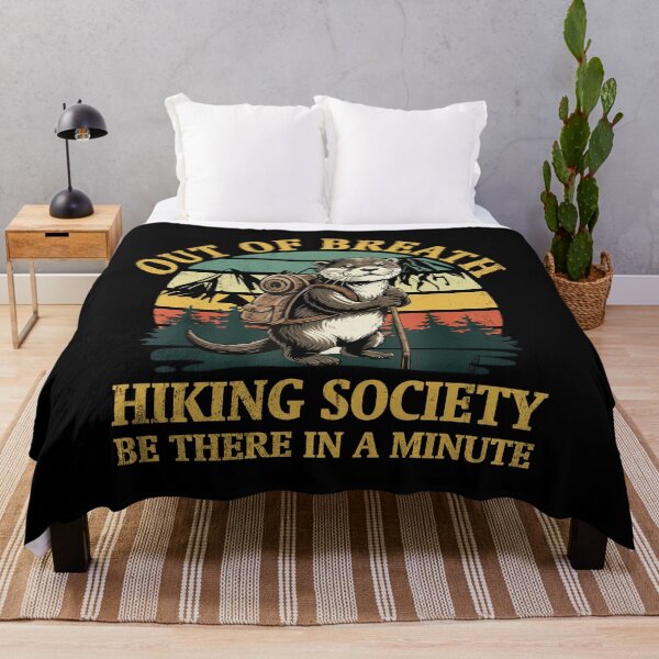 Artikelvorschau, Lustiges Wander-Otter-T-Shirt – Out of Breath Hiking Society entworfen und verkauft von TinaMDedrick.