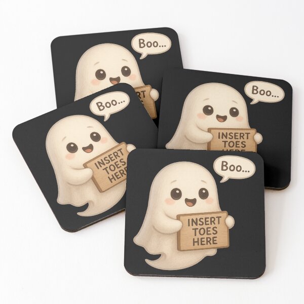 Item preview, Cute Ghost - Boo Insert Toes Here designed and sold by I AM BRO.