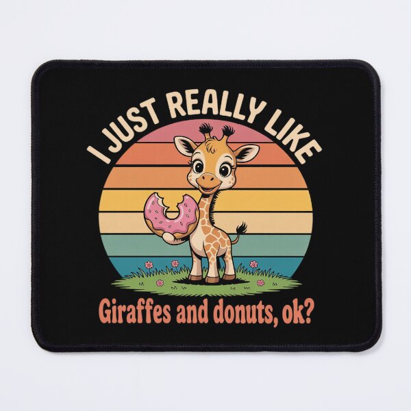 Item preview, I Just Really Like Giraffes And Donuts Cute Giraffe Theme1  designed and sold by KonstanKoraner.