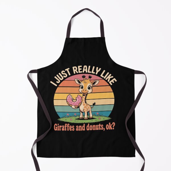 Item preview, I Just Really Like Giraffes And Donuts Cute Giraffe Theme1 designed and sold by KonstanKoraner.