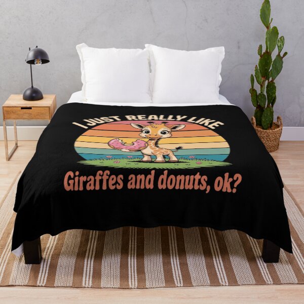 Item preview, I Just Really Like Giraffes And Donuts Cute Giraffe Theme1  designed and sold by KonstanKoraner.