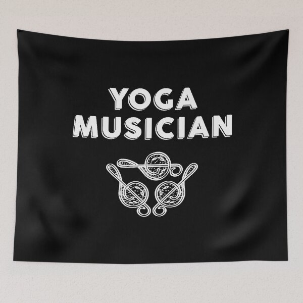 Item preview, Yoga Musician Treble Clef Zen Music Theory Performing Artist designed and sold by TamaraIrma.