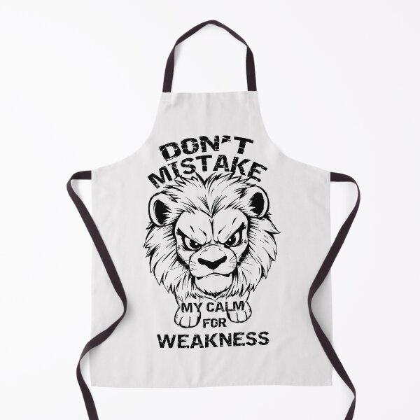 Item preview, Warning Lion - Don't Mistake My Calm For Weakness designed and sold by QuirkySpark.