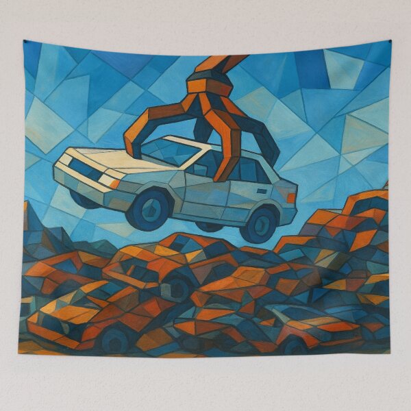 Item preview, Geometric junkyard in motion designed and sold by Sigtrix.