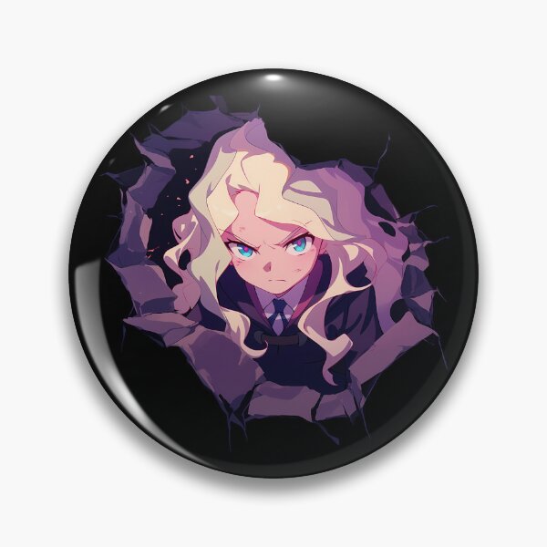 Item preview, Diana Cavendish Little Witch Academia Anime Determined Breakthrough Wall Chibi designed and sold by TorbenKuhano.
