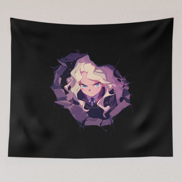 Item preview, Diana Cavendish Little Witch Academia Anime Determined Breakthrough Wall Chibi designed and sold by TorbenKuhano.
