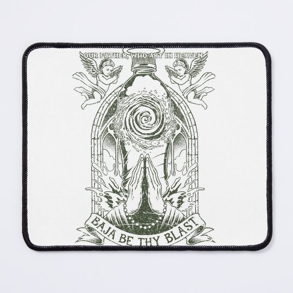 Item preview, Our Father, Who Art In Heaven Baja Be Thy Blast BW LIGHT designed and sold by Coldink.