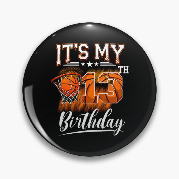 Item preview, It'S My 13Th Birthday Basketball Theme 13 Years Old Birthday designed and sold by TysonLangosh.