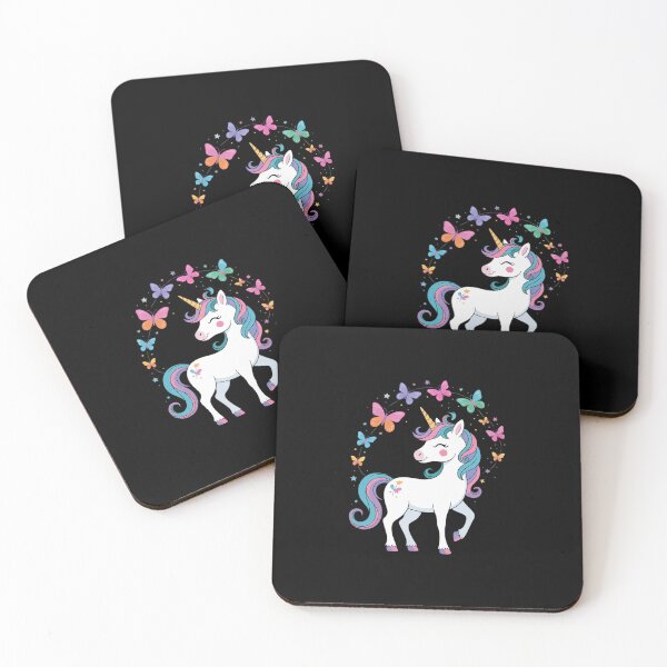 Item preview, For Girls Unicorn Butterflies Kids designed and sold by RuthGAArt.