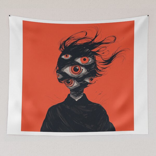 Item preview, Red Eyes Emerging From Darkness designed and sold by Christian Weiss.