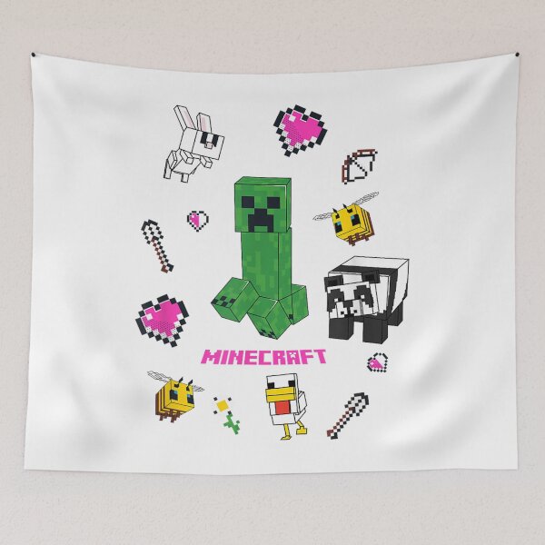 Item preview, Cute Pixel Art Green Monster And Blocky Animals Gamer designed and sold by RykerKare.