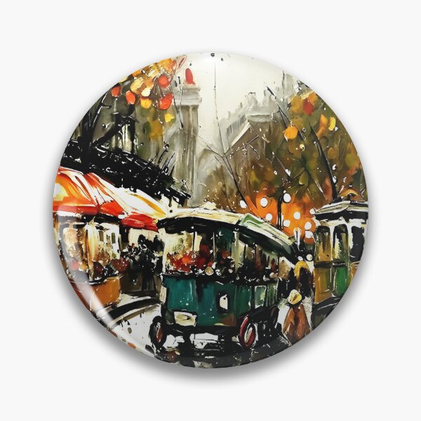 Item preview, Flower Market at Madeleine - 09 designed and sold by artdesignsnow.