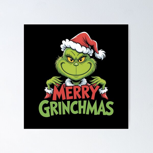 Artikelvorschau, Fröhliche Grinch-Weihnachten entworfen und verkauft von DreamOnShirts.