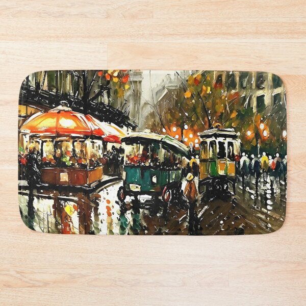 Item preview, Flower Market at Madeleine - 09 designed and sold by artdesignsnow.
