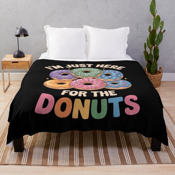 Item preview, Im Just Here For The Donuts Fun Saying Quote Humor Donut Day1  designed and sold by KonstanKoraner.