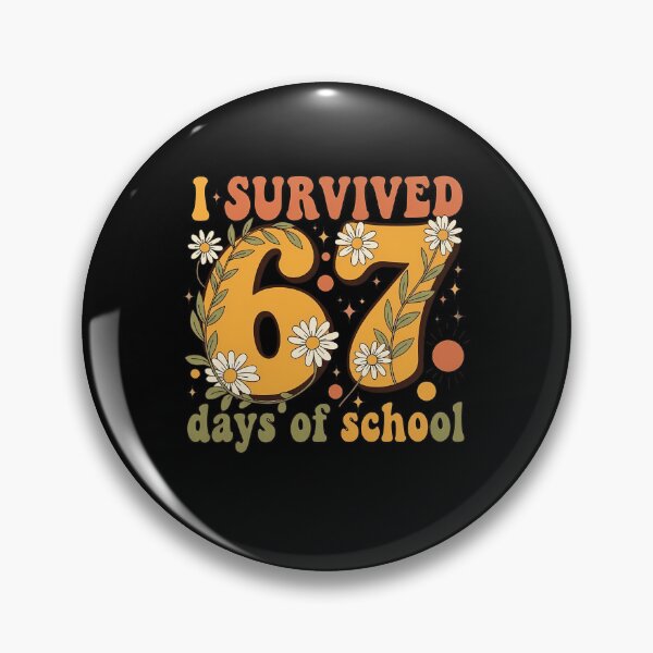 Item preview, School Teacher 67 Meme Days Funny of Student Survived I 67 Classic designed and sold by SteveSaccoro.