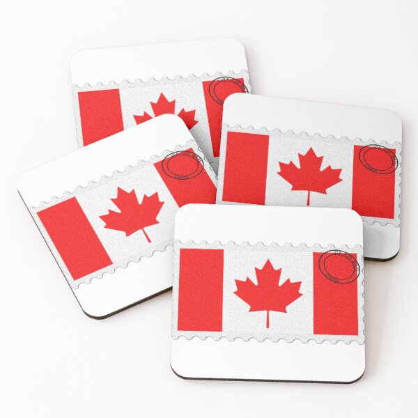 Item preview, Canada National Flag Postage Stamp designed and sold by red-amber65.