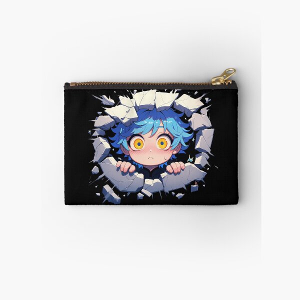 Item preview, Chongyun Peeking Through Wall Chibi Style From Genshin Impact Game designed and sold by TorbenKuhano.