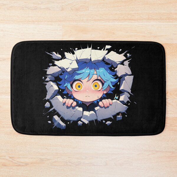 Item preview, Chongyun Peeking Through Wall Chibi Style From Genshin Impact Game designed and sold by TorbenKuhano.