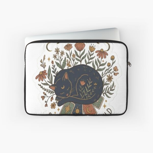 Item preview, Stay Wild Moon Child – Mystic Cat & Floral Tarot Design designed and sold by MoDiga.