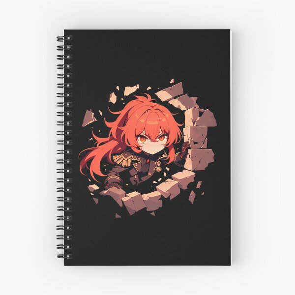 Item preview, Diluc Peeking Through Wall Chibi Style From Genshin Impact Game designed and sold by TorbenKuhano.