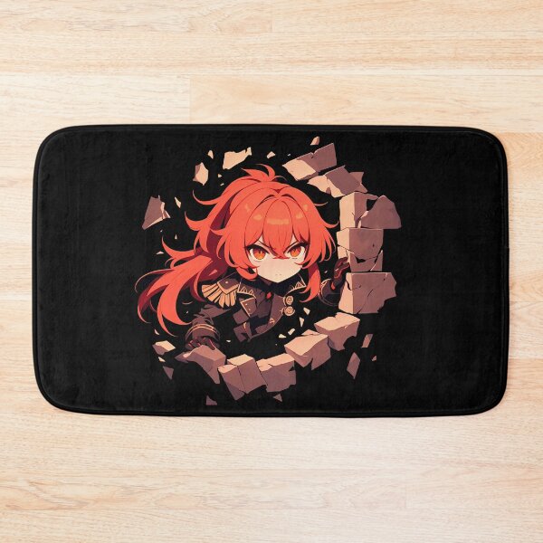 Item preview, Diluc Peeking Through Wall Chibi Style From Genshin Impact Game designed and sold by TorbenKuhano.