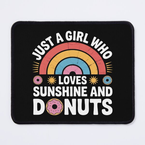 Item preview, Just A Girl Who Loves Sunshine And Donuts Donut Lovers designed and sold by KonstanKoraner.