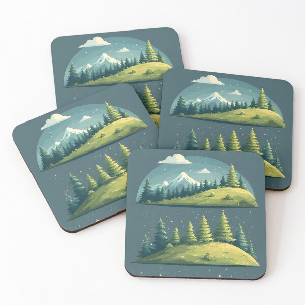 Item preview, Dreamlike forest landscape in three sequences designed and sold by Mianku | Für das Leben.