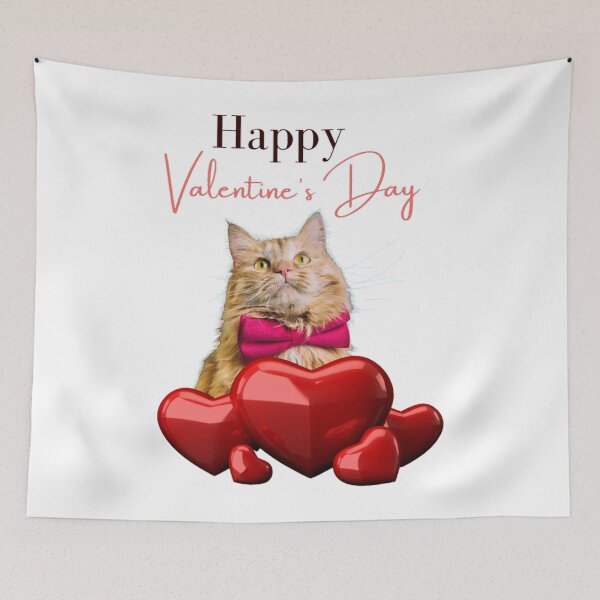 Item preview, happy - Valentines Day for Girl boy Happy Valentine's day, cats Active designed and sold by BrynleeLam.