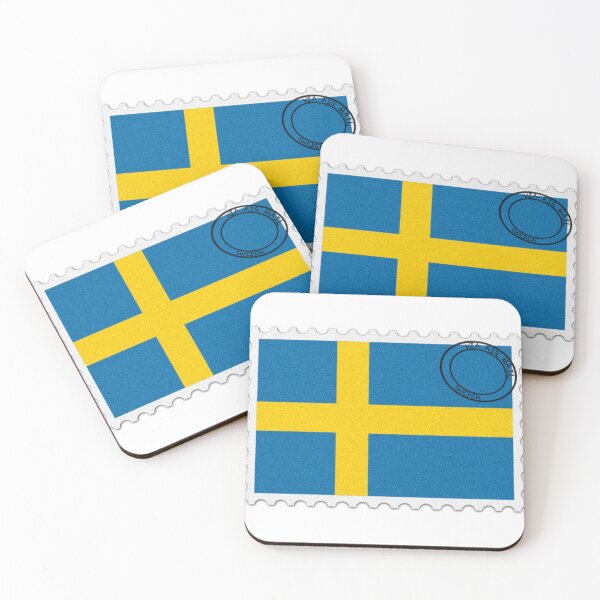 Item preview, Sweden National Flag Postage Stamp designed and sold by red-amber65.