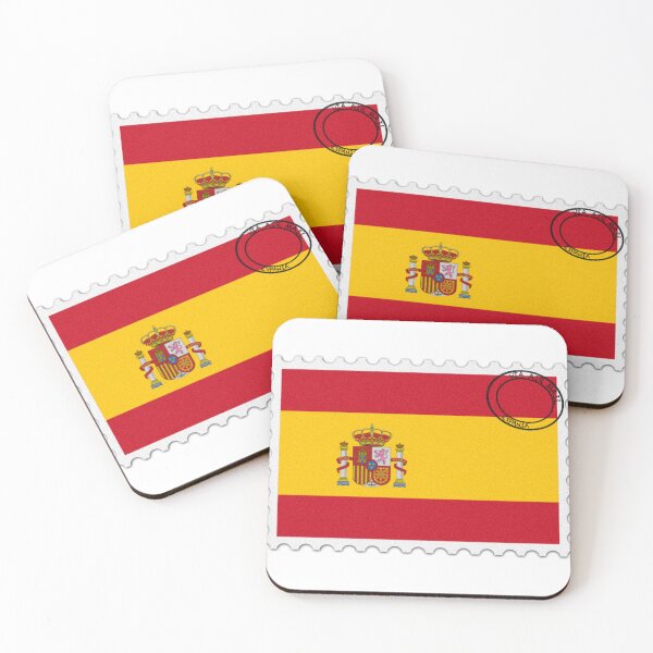 Item preview, Spain National Flag Postage Stamp designed and sold by red-amber65.