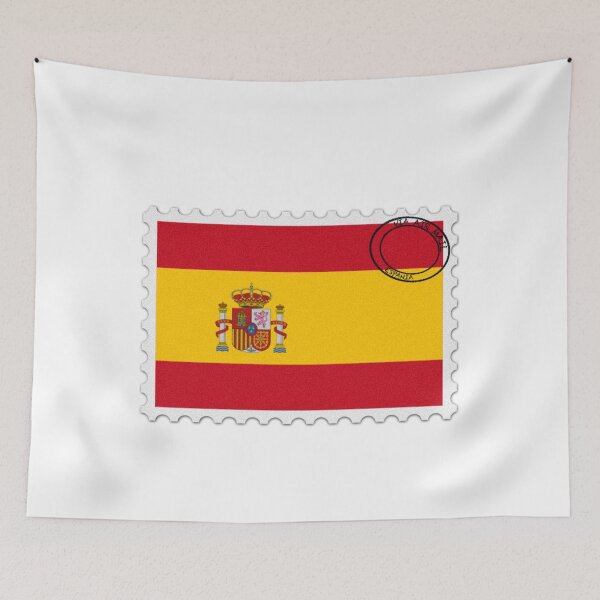 Item preview, Spain National Flag Postage Stamp designed and sold by red-amber65.