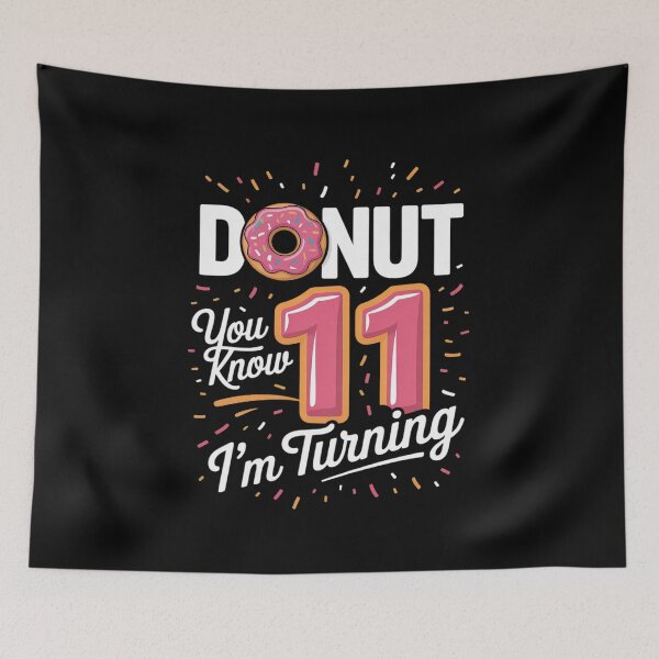 Item preview, Kids 11th Birthday Strawberry Donut You Know I'm Turning 11  designed and sold by PowAcademy.
