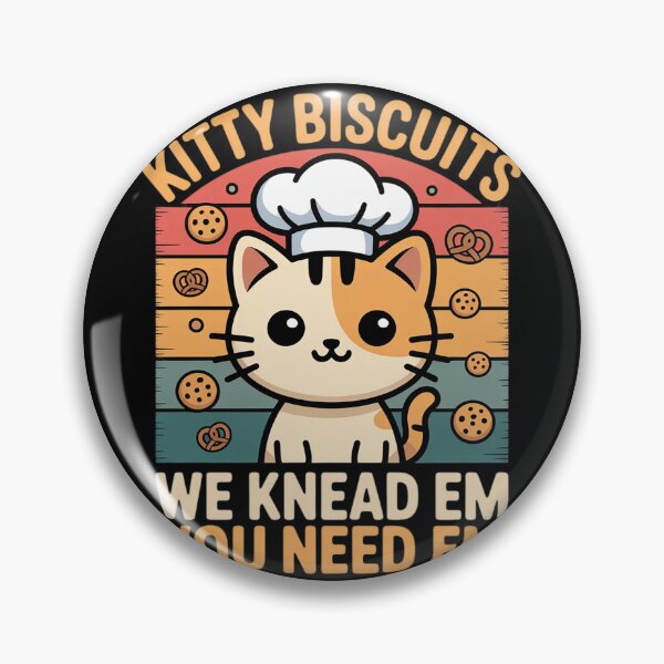 Item preview, Kitty Biscuits We Knead Em You Need Em Baking Cat Lover  designed and sold by KonstanKoraner.