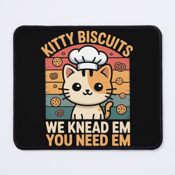 Item preview, Kitty Biscuits We Knead Em You Need Em Baking Cat Lover designed and sold by KonstanKoraner.